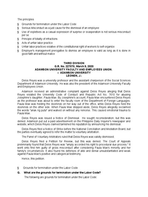article 282 of the labor code|G.R. No. 227070 .
